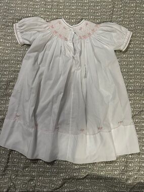Feltman Bros White Smocked Girls' Formal Dress